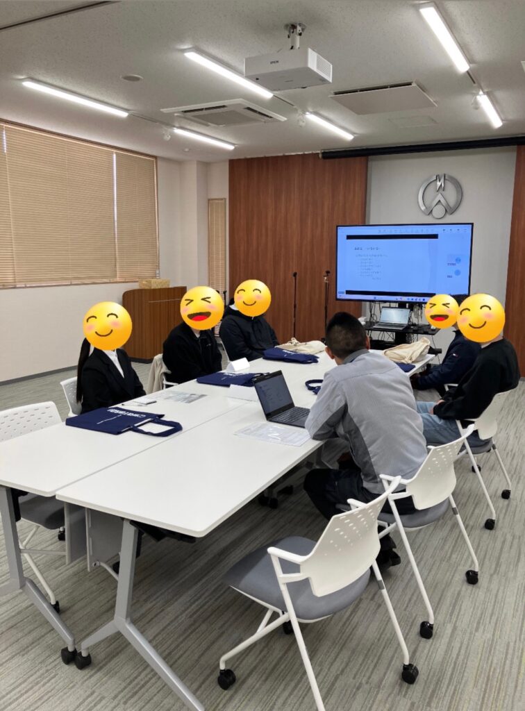 内定者顔合わせ会の当日の様子